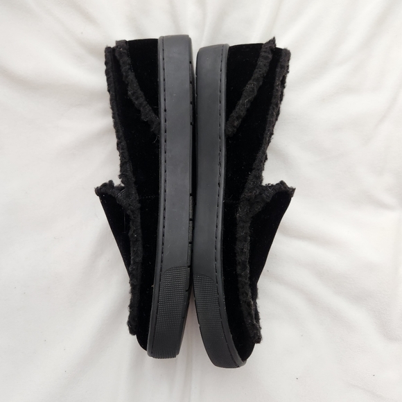 LOGO by Lori Goldstein size 8M black Libby faux fur loafer - Picture 3 of 7